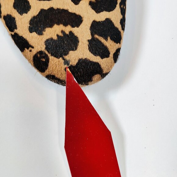 Cole Haan Women's 7 1/2B Leopard Chunky Heel Shoes - Picture 14 of 15